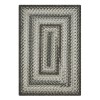 Homespice Decor Ultra Durable Braided Graphite Grey 310637 27 in. X 45 in. Rect Rug