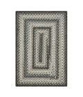 Homespice Decor Ultra Durable Braided Graphite Grey 315632 6 ft. X 9 ft. Rect Rug