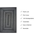 Home Spice Jute Braided Rug Grey 514851 5 ft. X 8 ft. Rect Rug