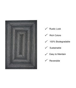 Homespice Decor Jute Braided 511850 Area Rug 20 in. X 30 in. Rectangle