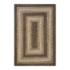 Homespice Decor Ultra Durable Braided Wildwood Brown 315625 6 ft. X 9 ft. Rect Rug