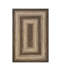 Homespice Decor Ultra Durable Braided Wildwood Brown 315625 6 ft. X 9 ft. Rect Rug