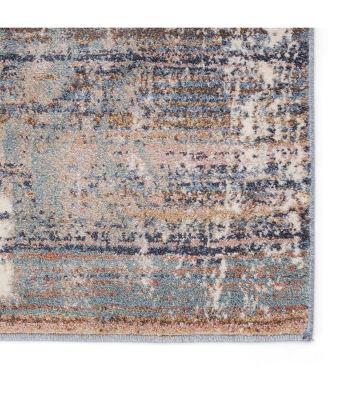 Vibe by Jaipur Living Lysandra Abstract Blue/ Tan Area Rug (9'6"X12')