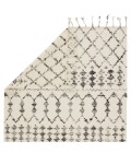 Jaipur Living Riot Handmade Geometric Ivory/ Black Area Rug (7'10"X9'10")