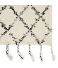 Jaipur Living Riot Handmade Geometric Ivory/ Black Area Rug (7'10"X9'10")