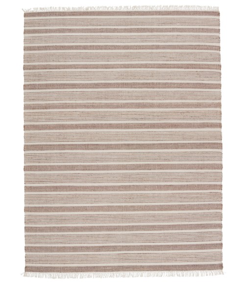 Vibe by Jaipur Living Kahlo Southwestern Striped Taupe/ Cream Area Rug (5'X8')