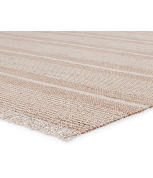 Vibe by Jaipur Living Kahlo Southwestern Striped Beige/ Cream Area Rug (10'X14')