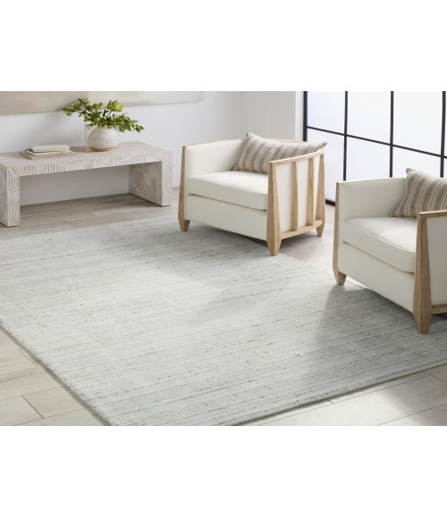 Jaipur Living Mona Handmade Indoor/Outdoor Solid Cream/ Light Gray Area Rug 5'X8'