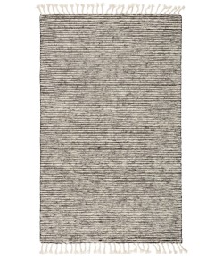 Jaipur Living Alpine Hand-Knotted Striped White/ Gray Alp02 Area Rug 8 ft. X 11 ft. Rectangle