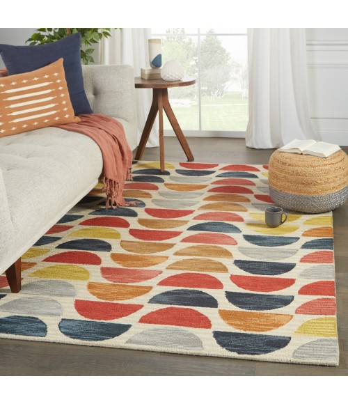 Amado Area Rug Vibe by Jaipur Living Carson Handmade Geometric Multicolor Area Rug (8'X10')