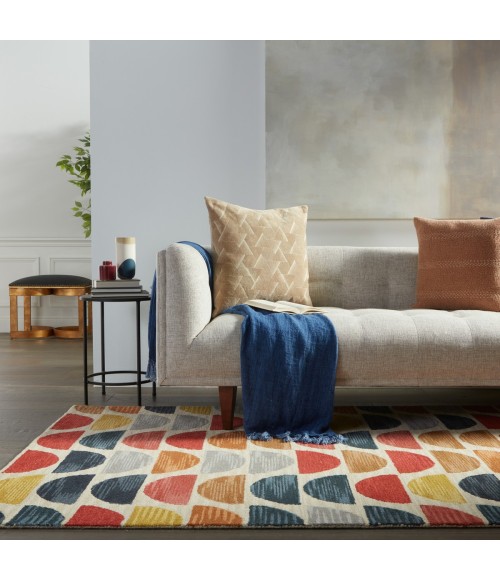 Amado Area Rug Vibe by Jaipur Living Carson Handmade Geometric Multicolor Area Rug (8'X10')