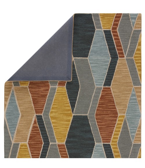 Vibe by Jaipur Living Sade Handmade Geometric Gray/ Gold Area Rug (9'X12')