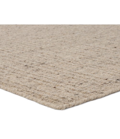 Jaipur Living Vidalia Handmade Striped Gray/ Cream Area Rug 8'X10'