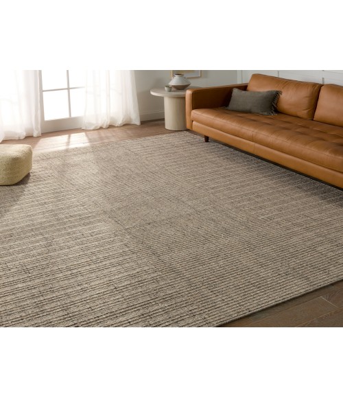Jaipur Living Vidalia Handmade Striped Gray/ Cream Area Rug 8'X10'