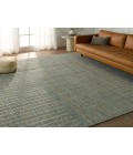 Jaipur Living Vidalia Handmade Striped Blue/ Gold Area Rug 10'X14'