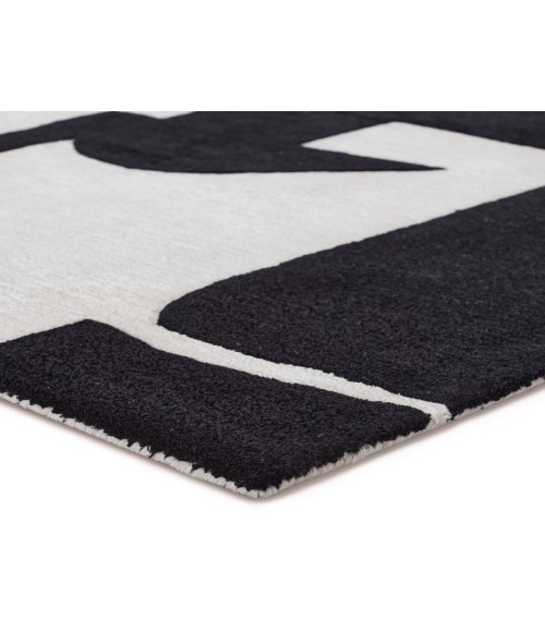Jaipur Living Anthem Black ANT01 18 in. Swatch Square Rug