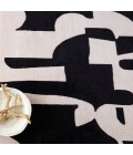 Jaipur Living Noverre Handmade Abstract Black/ Cream Area Rug 8'X10'