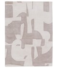 Jaipur Living Noverre Handmade Abstract Taupe/ Cream Area Rug 5'X8'