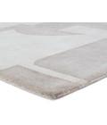 Jaipur Living Noverre Handmade Abstract Taupe/ Cream Area Rug 5'X8'