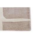 Jaipur Living Noverre Handmade Abstract Taupe/ Cream Area Rug 5'X8'