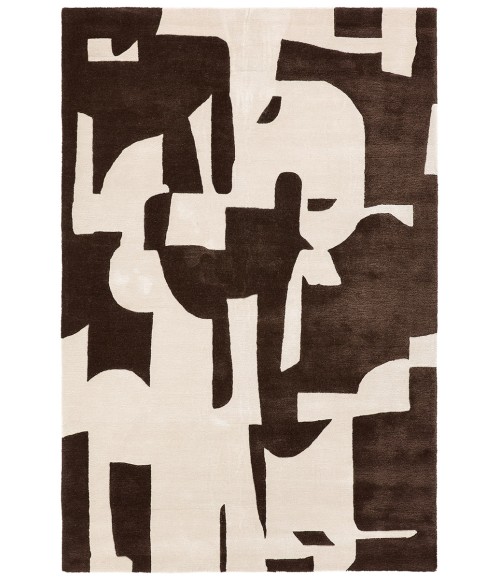 Jaipurliving Anthem Brown Ant04 6 Ft. X 9 Ft. Rect. Rug