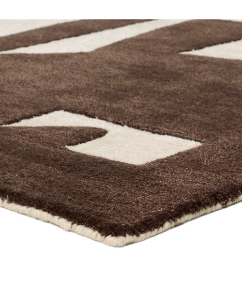 Jaipurliving Anthem Brown Ant04 6 Ft. X 9 Ft. Rect. Rug