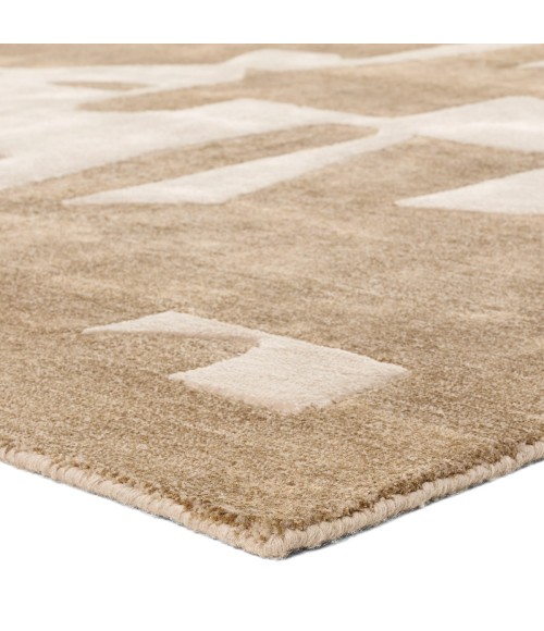 Jaipurliving Anthem Tanbeige Ant05 6 Ft. X 9 Ft. Rect. Rug
