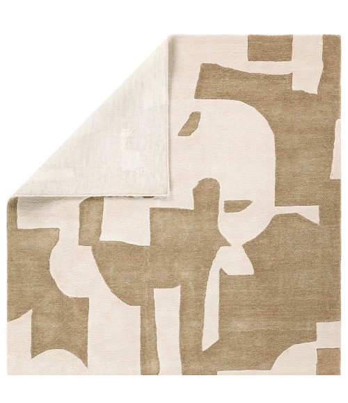 Jaipurliving Anthem Tanbeige Ant05 6 Ft. X 9 Ft. Rect. Rug