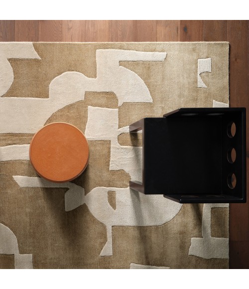 Jaipurliving Anthem Tanbeige Ant05 6 Ft. X 9 Ft. Rect. Rug