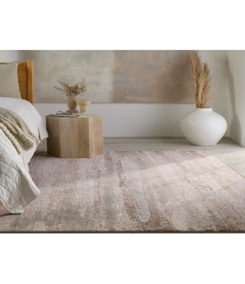 Jaipur Living Taroko Abstract Tan/ Cream Runner Rug 3'X10'