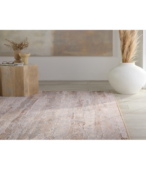 Jaipur Living Taroko Abstract Tan/ Cream Runner Rug 3'X10'