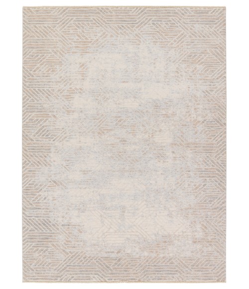 ARI05 Olympian Rug Jaipur Living Olympian Geometric Tan/ Gray Runner Rug 3'X10'