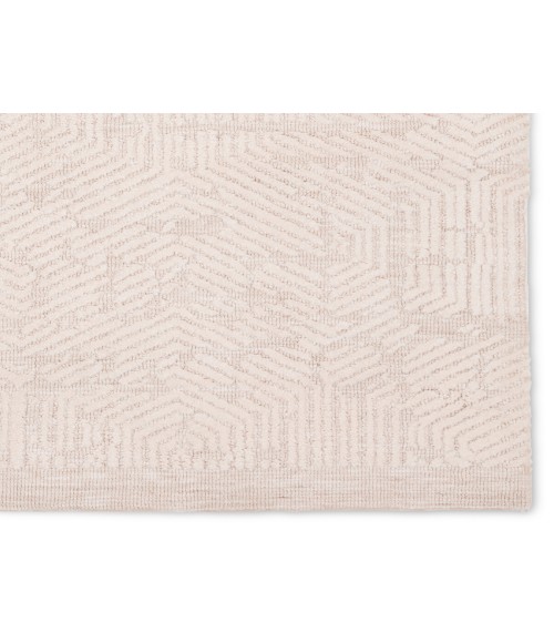 Jaipur Living Atmosphere White ATM01 18 in. Swatch Square Rug
