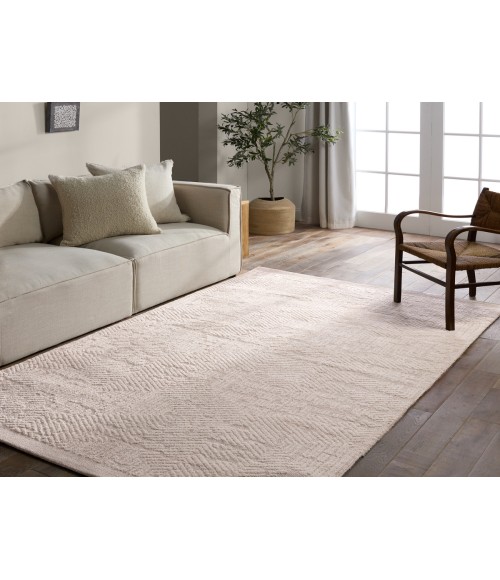 Jaipur Living Atmosphere White ATM01 18 in. Swatch Square Rug