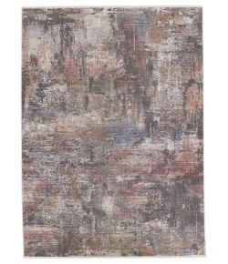 Vibe By Jaipur Living Jonet Abstract Dark Gray/ Multicolor Runner Aud06 Area Rug 3 ft. X 12 ft. Runner