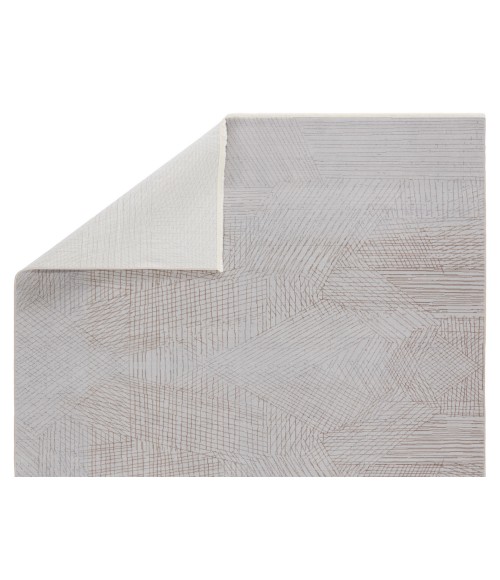 Aura Area Rug Jaipur Living Sayer Geometric Gray/ Taupe Area Rug (9'6"X12'6")
