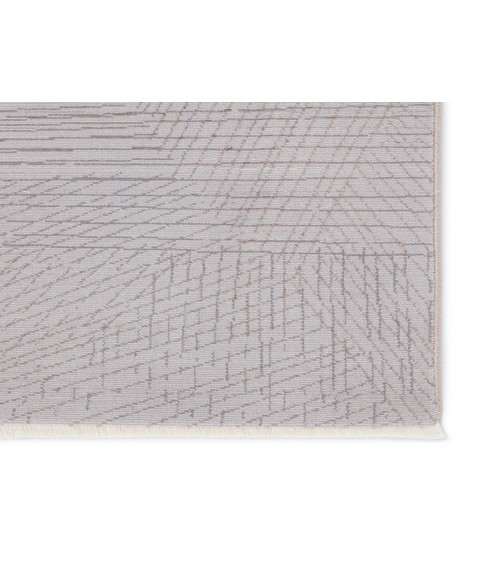 Aura Area Rug Jaipur Living Sayer Geometric Gray/ Taupe Area Rug (9'6"X12'6")