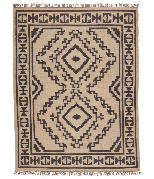 Bedouin Area Rug Jaipur Living Jaima Handmade Tribal Beige/ Black Area Rug (7'10"X9'10")