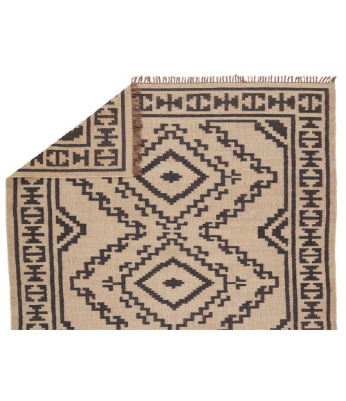 Bedouin Area Rug Jaipur Living Jaima Handmade Tribal Beige/ Black Area Rug (7'10"X9'10")
