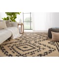 Bedouin Area Rug Jaipur Living Jaima Handmade Tribal Beige/ Black Area Rug (7'10"X9'10")