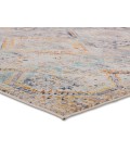 Vibe by Jaipur Living Marquess Indoor/Outdoor Medallion Blue/ Orange Runner Rug 3'X8'