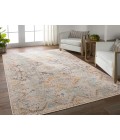Vibe by Jaipur Living Marquess Indoor/Outdoor Medallion Blue/ Orange Runner Rug 3'X8'