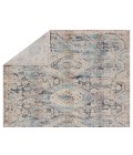BEQ03 Marquess Rug Vibe by Jaipur Living Marquess Indoor/Outdoor Medallion Blue/ Gray Area Rug 9'X12'