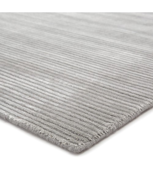 Jaipur Living Basis Handmade Solid Gray/ Silver Area Rug (8'X10')