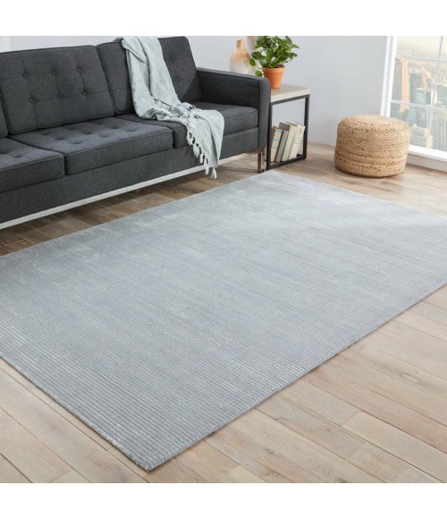Jaipur Living Basis Handmade Solid Gray/ Silver Area Rug (12'X15')
