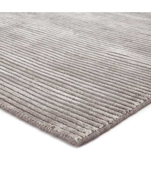 Jaipur Living Basis Handmade Solid Gray/ Silver Area Rug (8'X10')