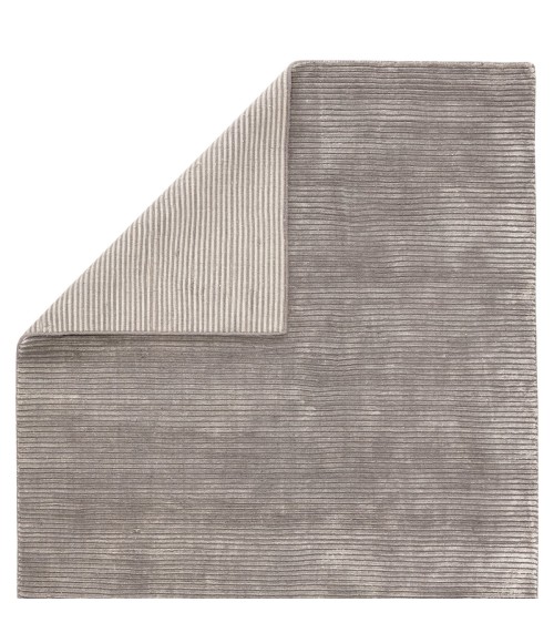 Jaipur Living Basis Handmade Solid Gray/ Silver Area Rug (8'X10')