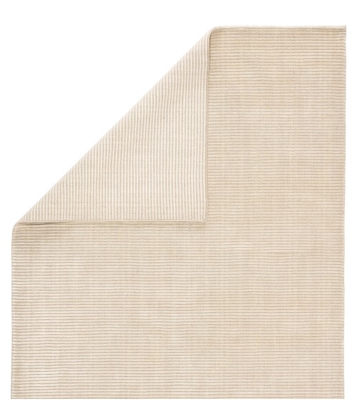 Jaipur Living Basis Handmade Solid White Area Rug (8'X10')