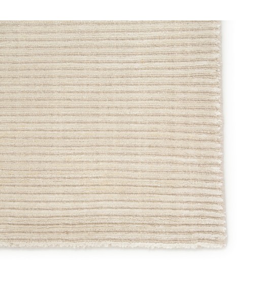 Jaipur Living Basis Handmade Solid White Area Rug (8'X10')