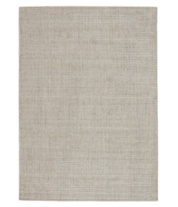 Jaipur Living Basis Handmade Solid Ivory/ Gray Bi29 Area Rug 2 ft. X 3 ft. Rectangle